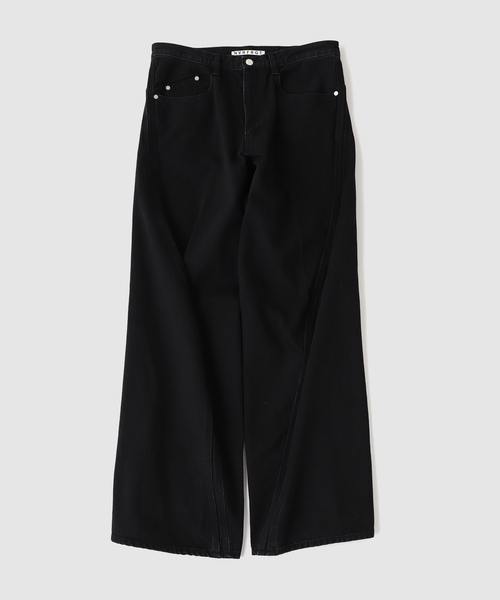 NVRFRGT（ネヴァーフォーゲット） ジーンズ 3D TWISTED WIDE LEG JEANS