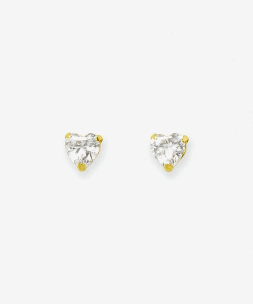 BLOOM（ブルーム） ピアス K10 イエローゴールド キュービック