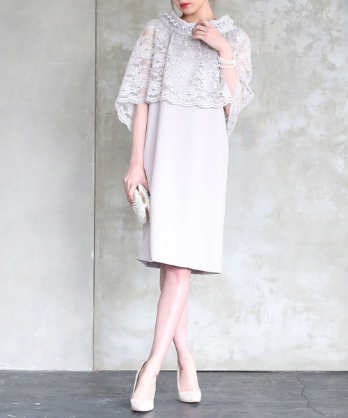 オケージョンドレス/結婚式/2サイズ展開/SET ITEM/インナー付き