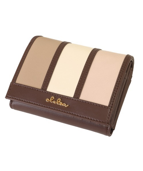 【新品未使用】クレリア　二つ折り財布　シープスキン Clelia（クレリア） 財布 レディース 折り財布 二つ折り 大容量 大きめ