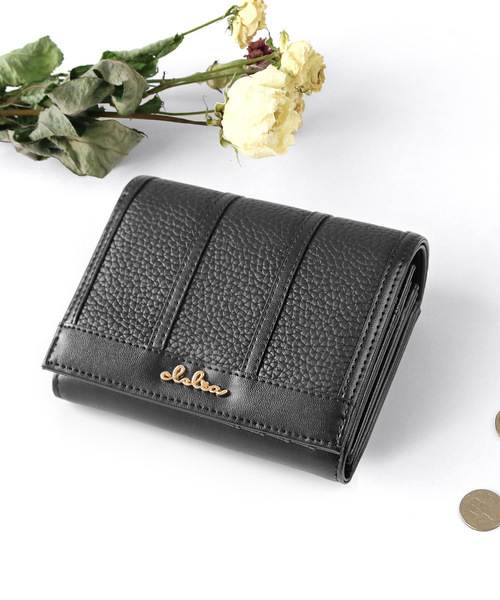 ちびちびマルチカラー 二つ折り財布 Clelia（クレリア） 財布 マルチカラー二つ折りミニ財布 レディース
