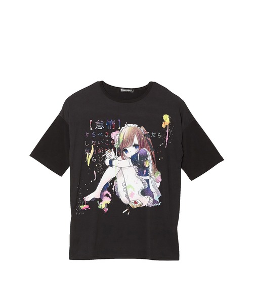 ankoROCK tシャツ 7つの大罪「怠惰」Tシャツ -メガビッグ- メンズ