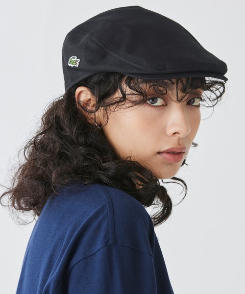 【人気投票 1~37位】ハイブランド人気ランキング！ LACOSTE メンズ ベーシックコットンハンチング ベレー帽 帽子 帽子