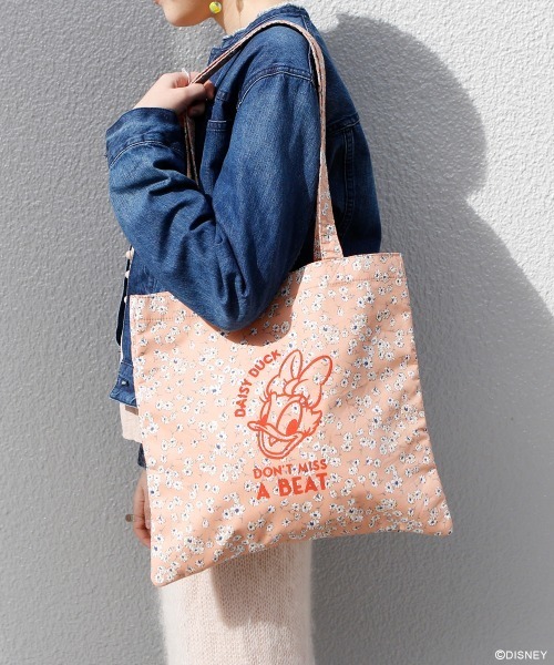 トートバッグ バッグ ディズニー デイジーダック パターンフロッキートート Zozotown Paypayモール店 通販 Paypayモール