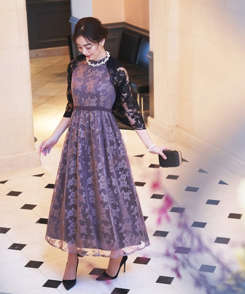 RUIRUE BOUTIQUE（ルイルエブティック） ドレス プチハイネックロング