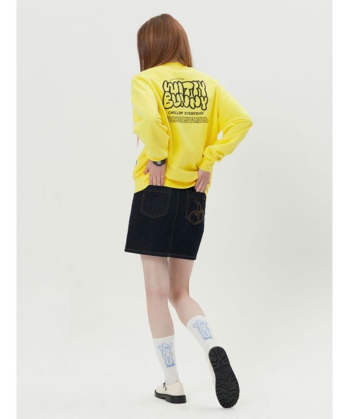 トレーナー スウェット KIRSH WITTY BUNNY LATTERING SWEAT LS/キルシーウィッティバニー レタリングス ウェットシャ トレーナー スウェット KIRSH WITTY BUNNY LATTERING SWEAT LS