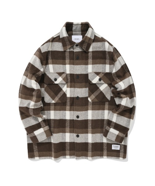 COVERNAT（カバーナット） シャツ 「COVERNAT」WOOL MIXED CHECK 
