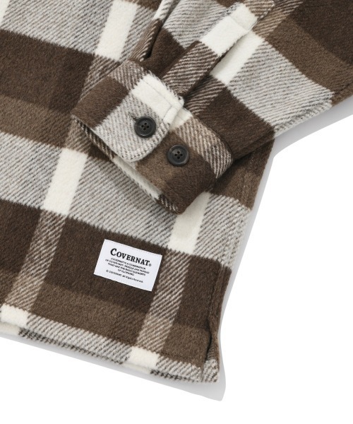 COVERNAT（カバーナット） シャツ 「COVERNAT」WOOL MIXED CHECK 