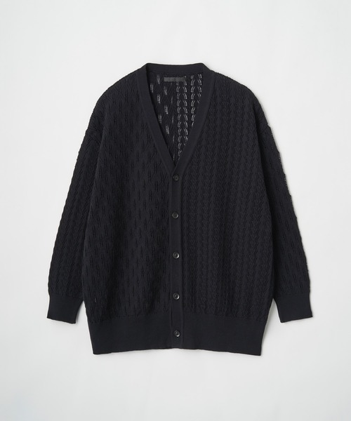 JUHA BOTANICAL SWITCHING CARDIGAN カーディガン JUHA/ユハ】BOTANICAL SWICHING CARDIGAN（カーディガン/ボレロ