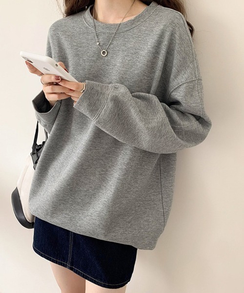 ドリスヴァンノッテン ルーズ ドロップショルダー スウェット グレーS ☆AA★ DRIES VAN NOTEN（ドリス ヴァン ノッテン） トレーナー HAX ハックス
