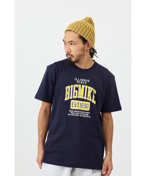 3453 半袖　Tシャツ　ビッグプリント　ブラック FREAK'S STORE tシャツ 限定展開 箔 プリント ビック 半袖シャツ