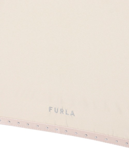 FURLA（フルラ） 日傘 傘 晴雨兼用日傘 バックサテン＆スタッズ