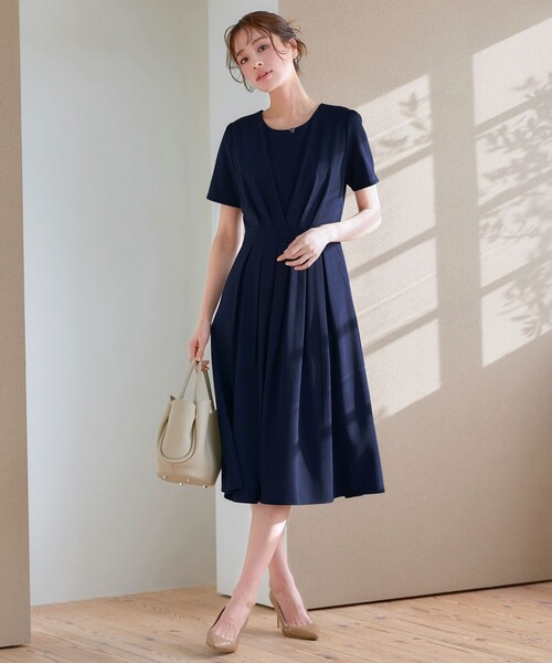 Tiaclasse ワンピース タックフレアワンピース : ZOZOTOWN Yahoo!店