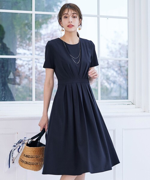 Tiaclasse ワンピース タックフレアワンピース : ZOZOTOWN Yahoo!店