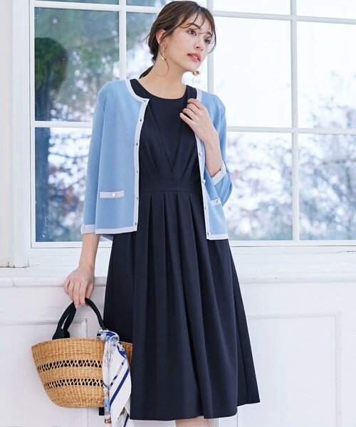 Tiaclasse ワンピース タックフレアワンピース : ZOZOTOWN Yahoo!店