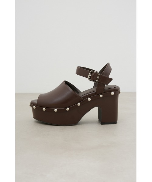 【WH】Studs Platform Sandals スタッズ　サンダル　干場 DRESSTERIOR（ドレステリア）の「◇【WH 干場義雅氏別注
