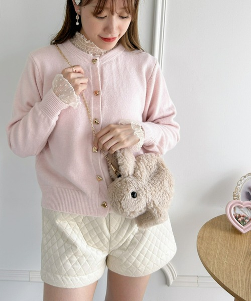 Loueme ショルダーバッグ バッグ もこもこボアうさぎショルダー