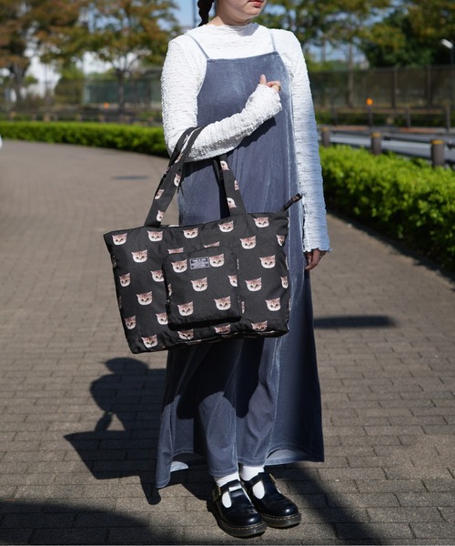 【使い勝手抜群♪】ポールアンドジョー 折りたたみトート PAUL&JOE ACCESSOIRES 折りたたみトートバッグ - サンアート