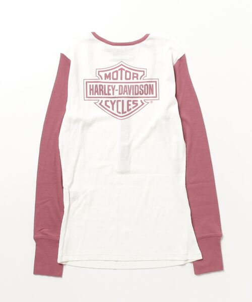 tシャツ バー＆シールドタイムレスヘンリー レディース Harley Davidson tシャツ バー＆シールドタイムレスヘンリー
