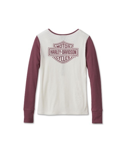 tシャツ バー＆シールドタイムレスヘンリー レディース Harley Davidson tシャツ バー＆シールドタイムレスヘンリー