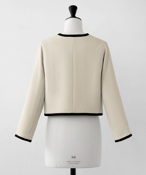 Flolia（フロリア） セットアップ バイカラーラインノーカラー