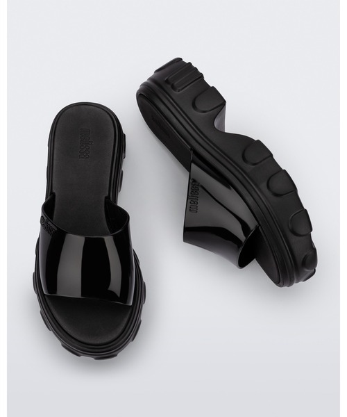 Melissa(メリッサ)・Ella Slide フラットソールサンダル Melissa（ファッション） サンダル MELISSA ELLA SLIDE AD