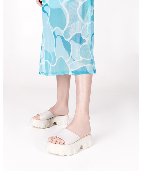Melissa(メリッサ)・Ella Slide フラットソールサンダル Melissa（ファッション） サンダル MELISSA ELLA SLIDE AD