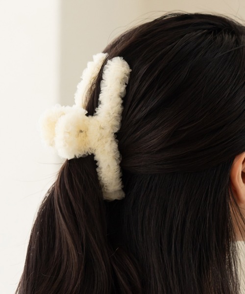 ヘアクリップ チュールフリルクリップ : ZOZOTOWN Yahoo!店 - 通販