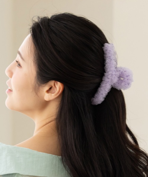ヘアクリップ チュールフリルクリップ : ZOZOTOWN Yahoo!店 - 通販
