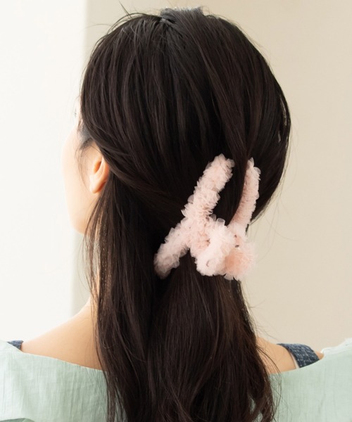 ヘアクリップ チュールフリルクリップ : ZOZOTOWN Yahoo!店 - 通販