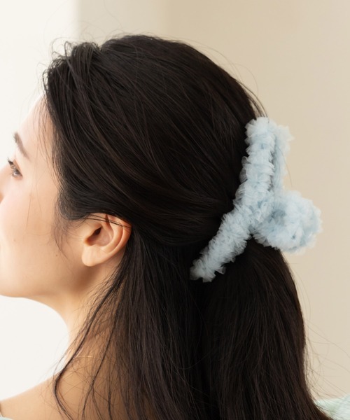 ヘアクリップ チュールフリルクリップ : ZOZOTOWN Yahoo!店 - 通販