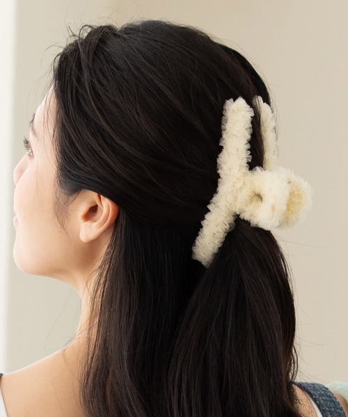 ヘアクリップ チュールフリルクリップ : ZOZOTOWN Yahoo!店 - 通販