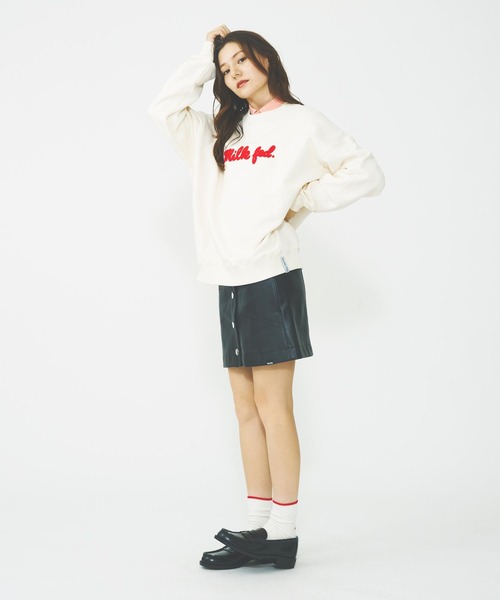 MILKFED. トレーナー スウェット ICING LOGO BASIC SWEAT TOP