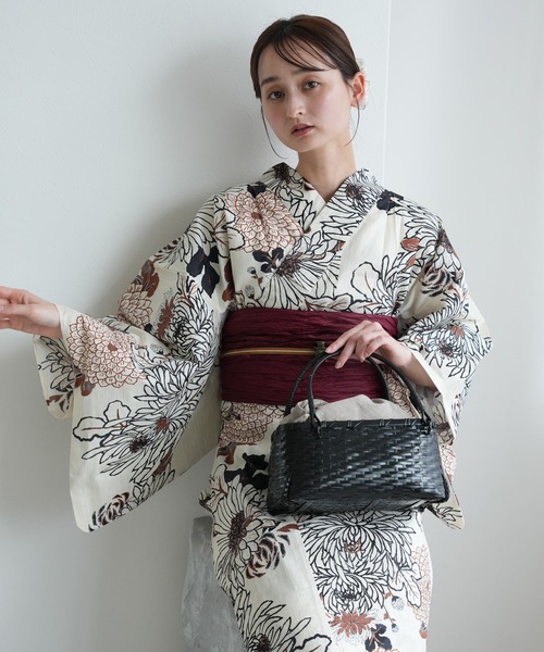 utatane 浴衣 ひとりで着れる！かんたん二部式浴衣セット 国内