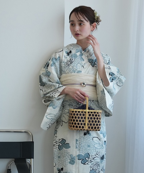 utatane 浴衣 ひとりで着れる！かんたん二部式浴衣セット 国内