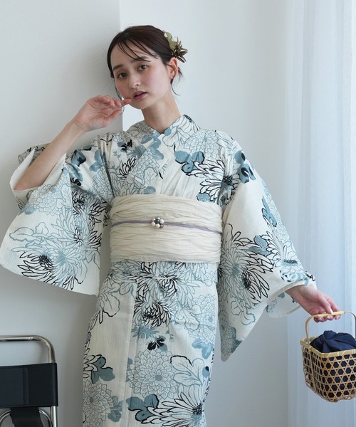 utatane 浴衣 ひとりで着れる！かんたん二部式浴衣セット 国内