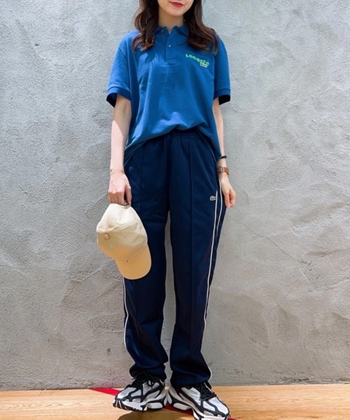 新品 未使用 ラコステ LACOSTE ネームプリント ポロシャツ 半袖 ㉙ LACOSTE ポロシャツ ネームプリントウォッシュドポロシャツ