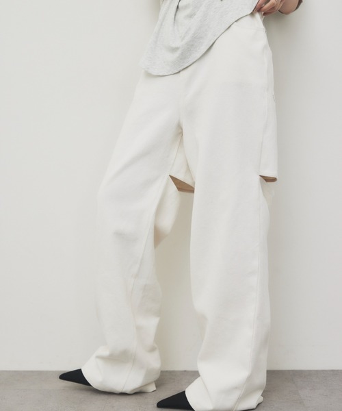 ★23AW★【HERMES】ダブルツイル チノパン コットン sweet bell チノパン メンズ ズボン ファスナー付き 春 夏 秋 冬