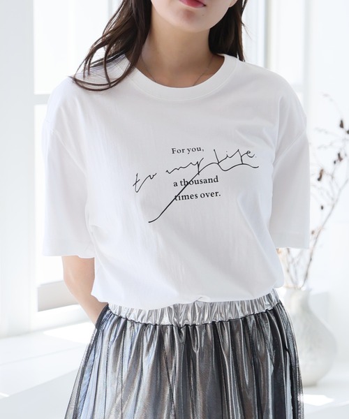 ガーリードール Girly Doll シンプルロゴTシャツ （ホワイト） ガーリードール Girly Doll シンプルロゴTシャツ （ホワイト