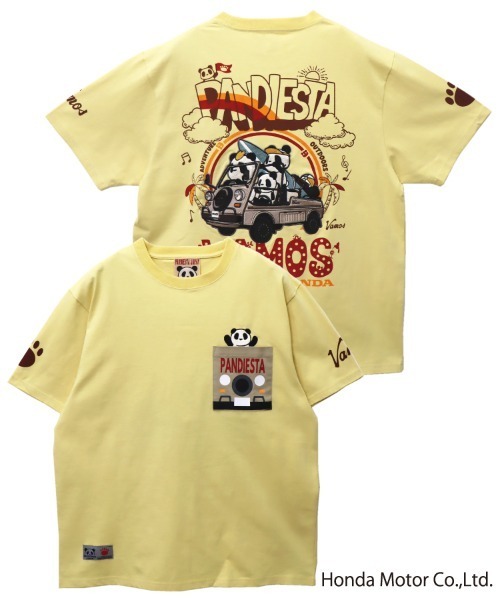 PANDIESTA（パンディエスタ） tシャツ Honda×Pandiesta Vamos Go to