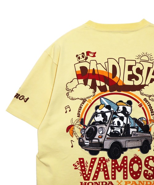 PANDIESTA（パンディエスタ） tシャツ Honda×Pandiesta Vamos Go to