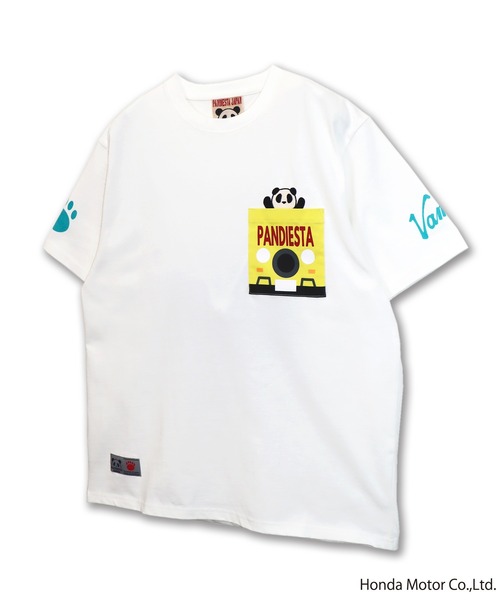 PANDIESTA（パンディエスタ） tシャツ Honda×Pandiesta Vamos Go to