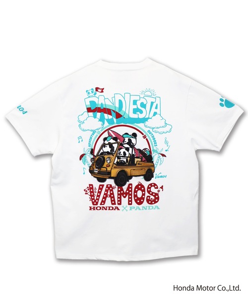 PANDIESTA（パンディエスタ） tシャツ Honda×Pandiesta Vamos Go to