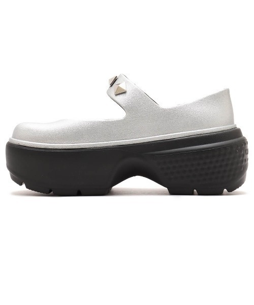 クロックス ストンプ メタリック メリー ジェーン crocs 厚底 25cm 30％OFF／SALE】クロックス crocs サンダル ストンプ メタリック