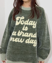 【スライ】JQ LOGO MINKY LOOSE KNIT トップス 楽天市場】【LIMITED ITEM】JQ LOGO MINKY LOOSE KNIT トップス
