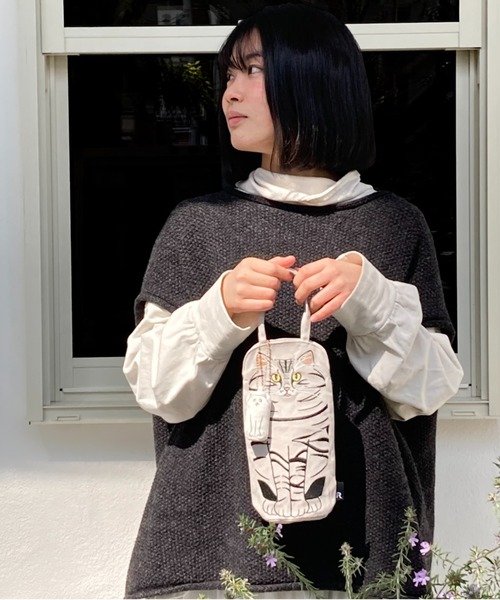 ROOTOTE トートバッグ ルートート / EU.アニリョーシカ.ネコ