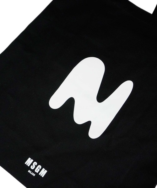 MSGM トートバッグ 「New」”TheMwave” ロゴトートバッグ「Japan