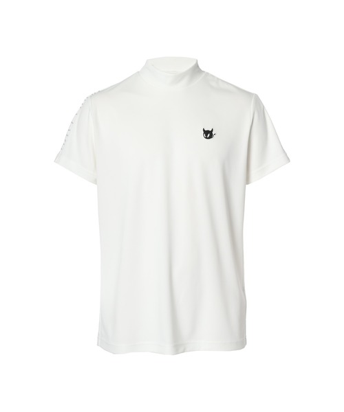 美品 WAAC ワック モックネック 半袖シャツ カットソー tシャツ 「WAAC」MENS バックハニカム 半袖モックネック メンズ