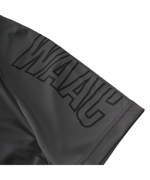 tシャツ 「WAAC」MENS バックハニカム 半袖モックネック メンズ