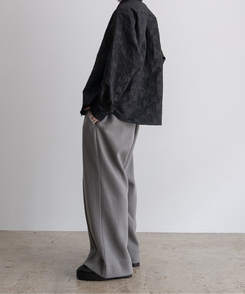 Casper John シャツ Various loose shirts -jacquard-/バリアス